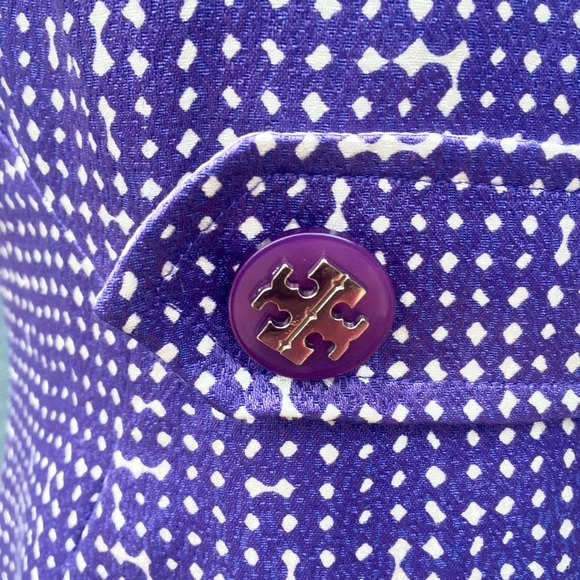 NWOT Tory Burch Purple Mod Clea Sheath Dress - Picture 4 of 4